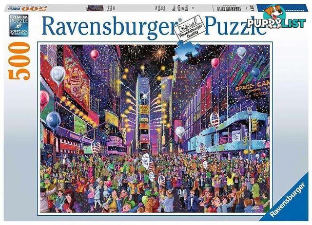 Ravensburger - New Years In Times Square Jigsaw Puzzle 500pc - Mdrb16423 - 4005556164233