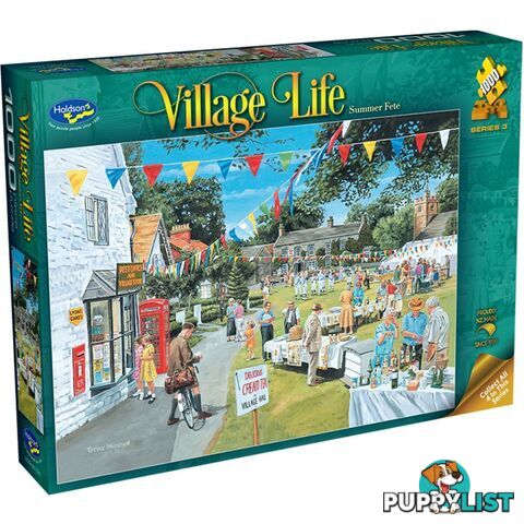 Holdson - Summer Fete - Village Life S3 Jigsaw Puzzle 1000 Pieces - Jdhol774814 - 9414131774814