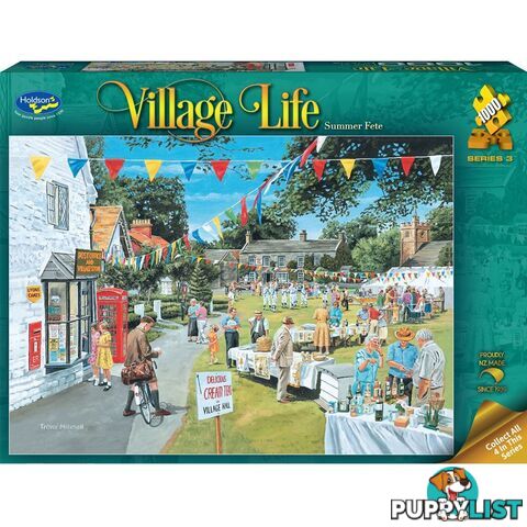 Holdson - Summer Fete - Village Life S3 Jigsaw Puzzle 1000 Pieces - Jdhol774814 - 9414131774814