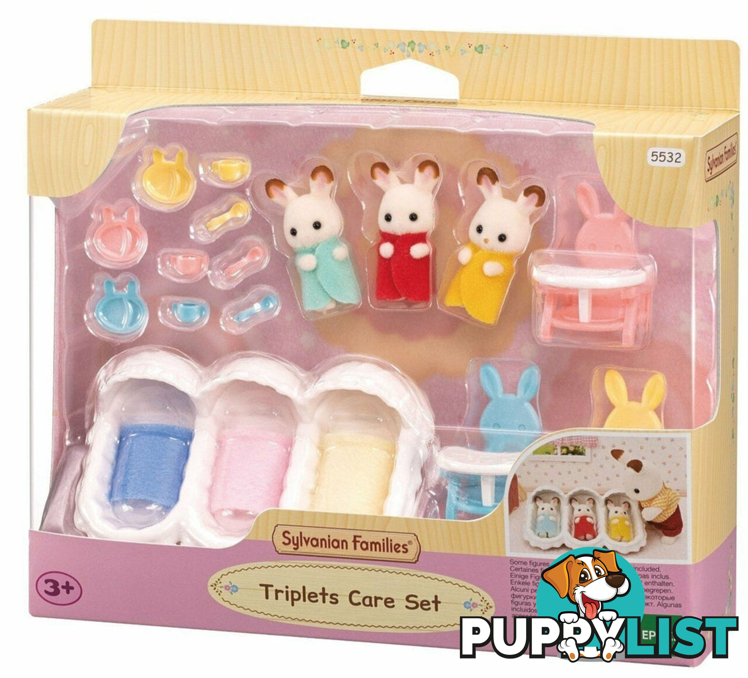 Sylvanian Families - Triplets Care Set - Mdsf5532 - 5054131055328