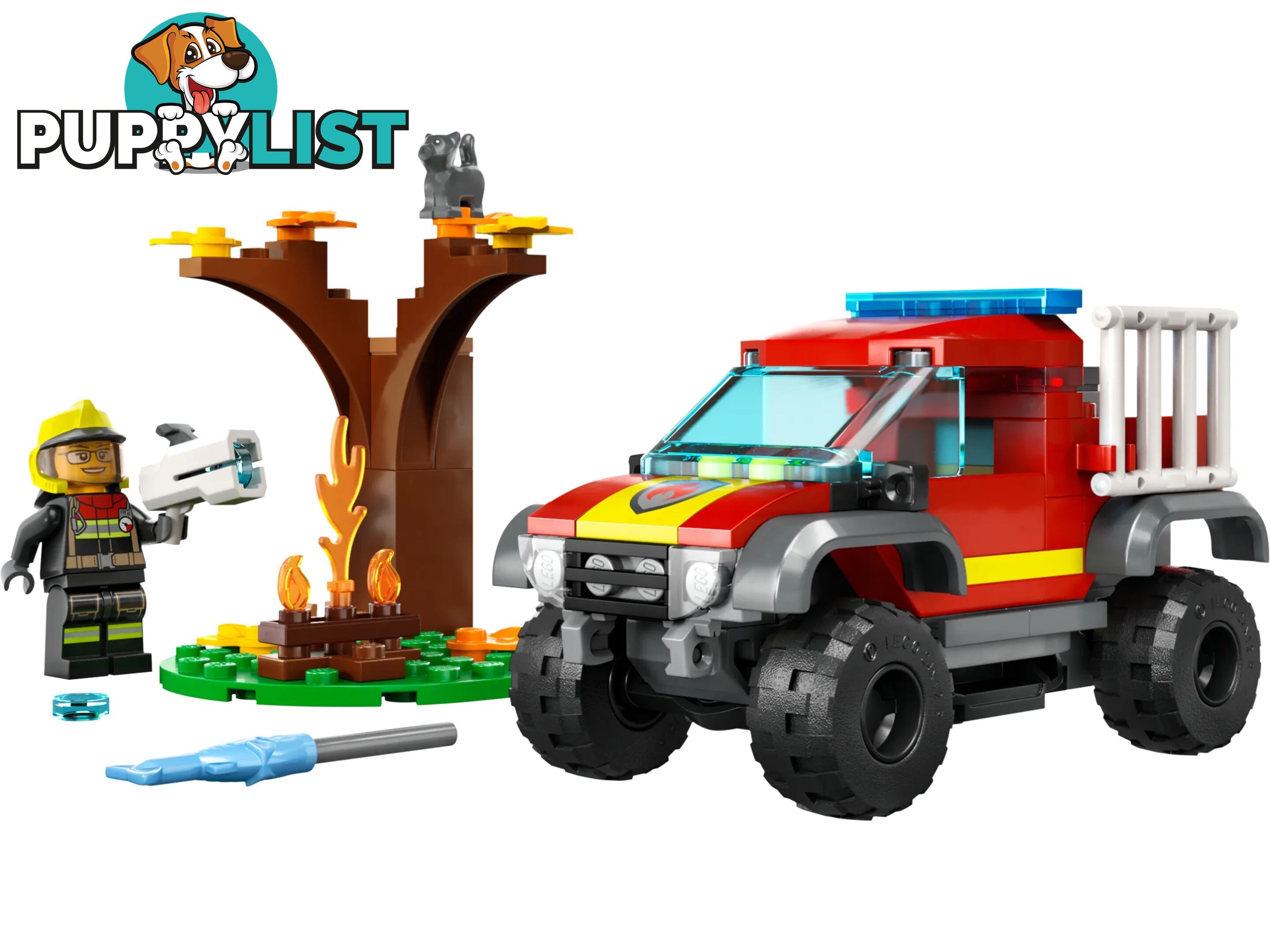 LEGO 60393 4x4 Fire Truck Rescue - City - 5702017416588