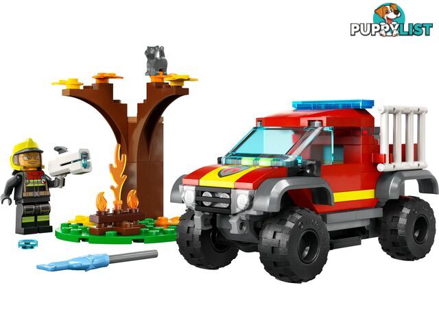 LEGO 60393 4x4 Fire Truck Rescue - City - 5702017416588