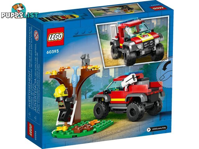 LEGO 60393 4x4 Fire Truck Rescue - City - 5702017416588