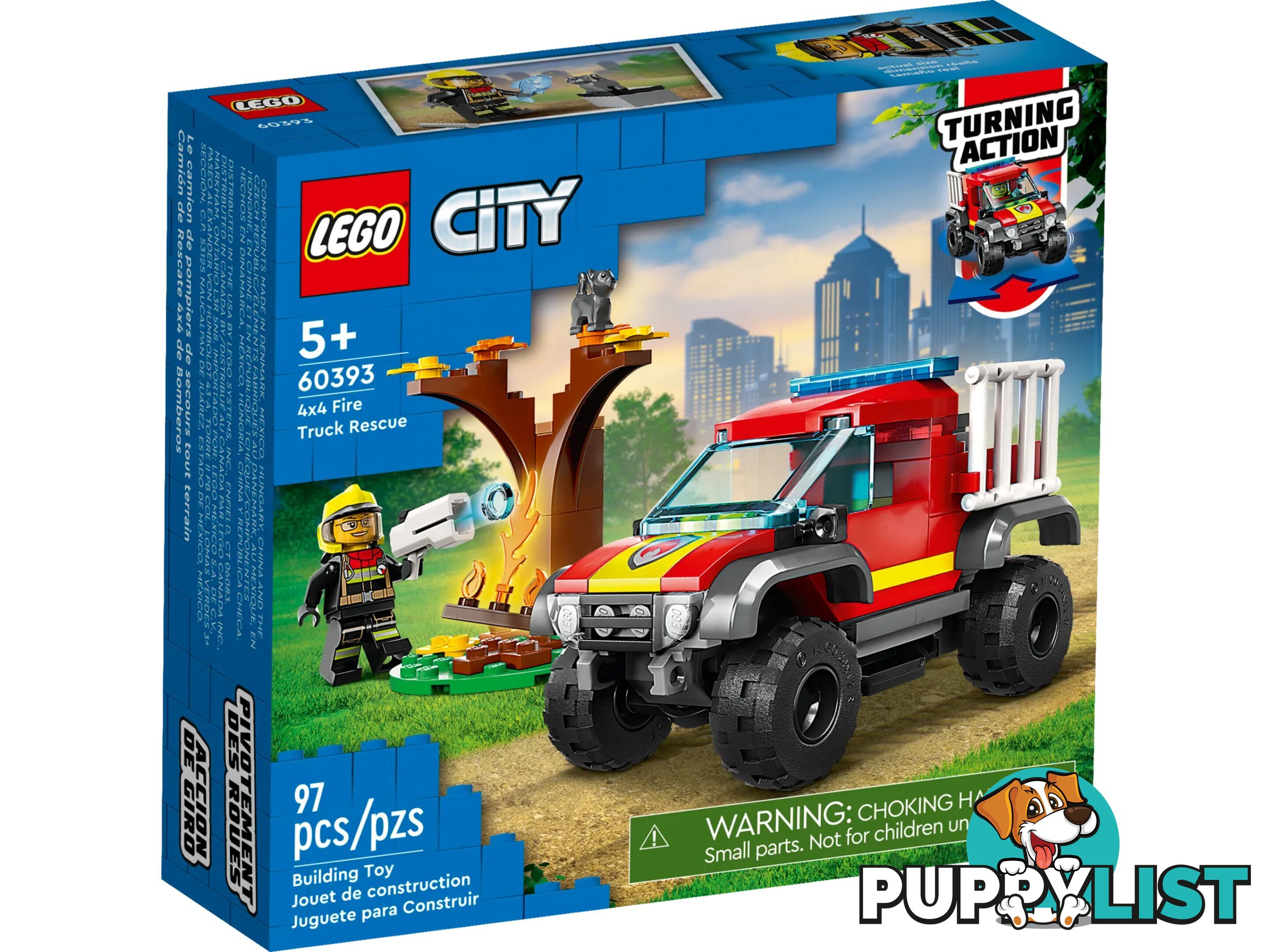 LEGO 60393 4x4 Fire Truck Rescue - City - 5702017416588