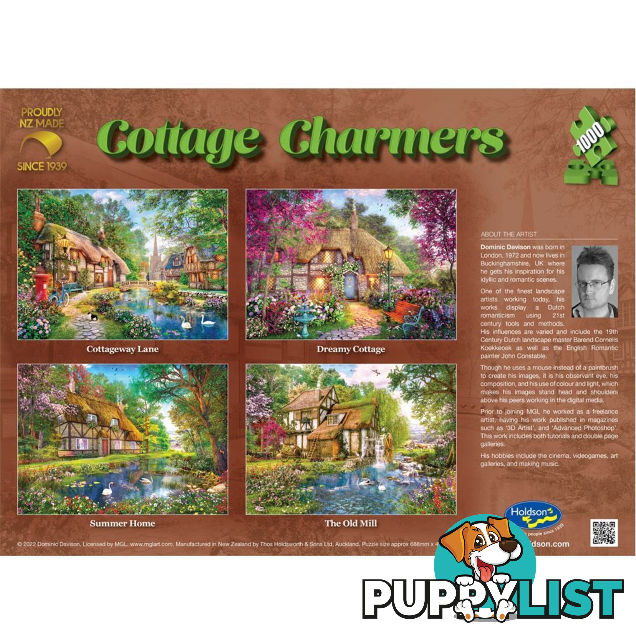 Holdson - Summer Home - Cottage Charmers Jigsaw Puzzle 1000 Pieces - Jdhol774401 - 9414131774401