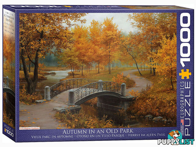 Eurographics - Lushpin Autumn In An Old Park 1000 Piece Jigsaw Puzzle  Eur60979 - 628136609791