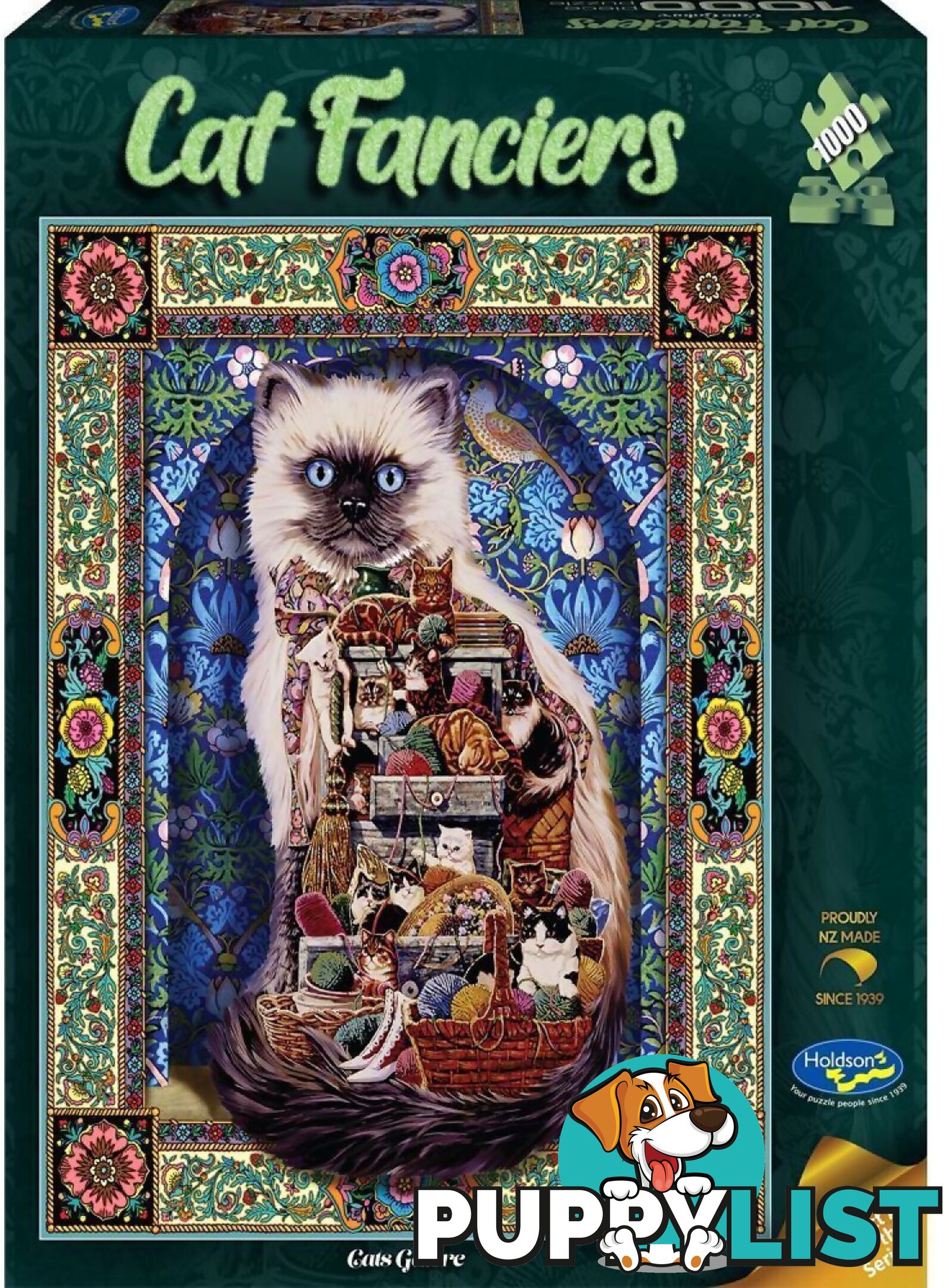 Holdson - Cat Fanciers - Cats Galore - Jigsaw Puzzle 1000 Pieces - Jdhol775392 - 9414131775392