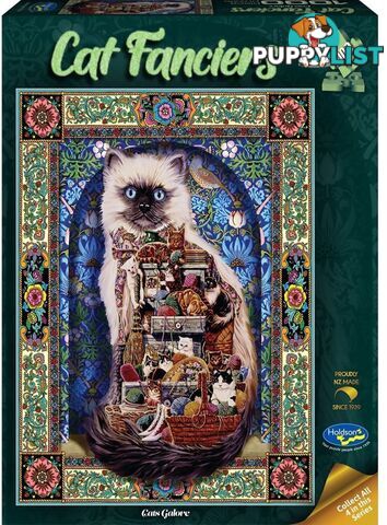 Holdson - Cat Fanciers - Cats Galore - Jigsaw Puzzle 1000 Pieces - Jdhol775392 - 9414131775392