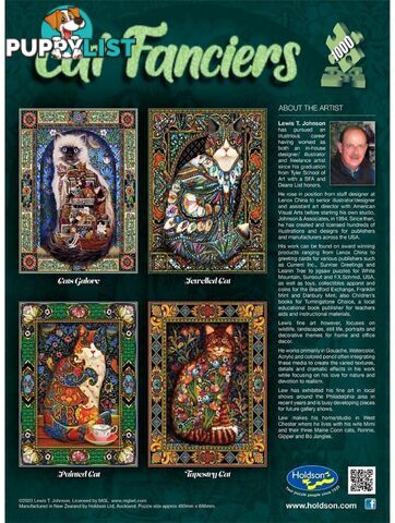 Holdson - Cat Fanciers - Cats Galore - Jigsaw Puzzle 1000 Pieces - Jdhol775392 - 9414131775392