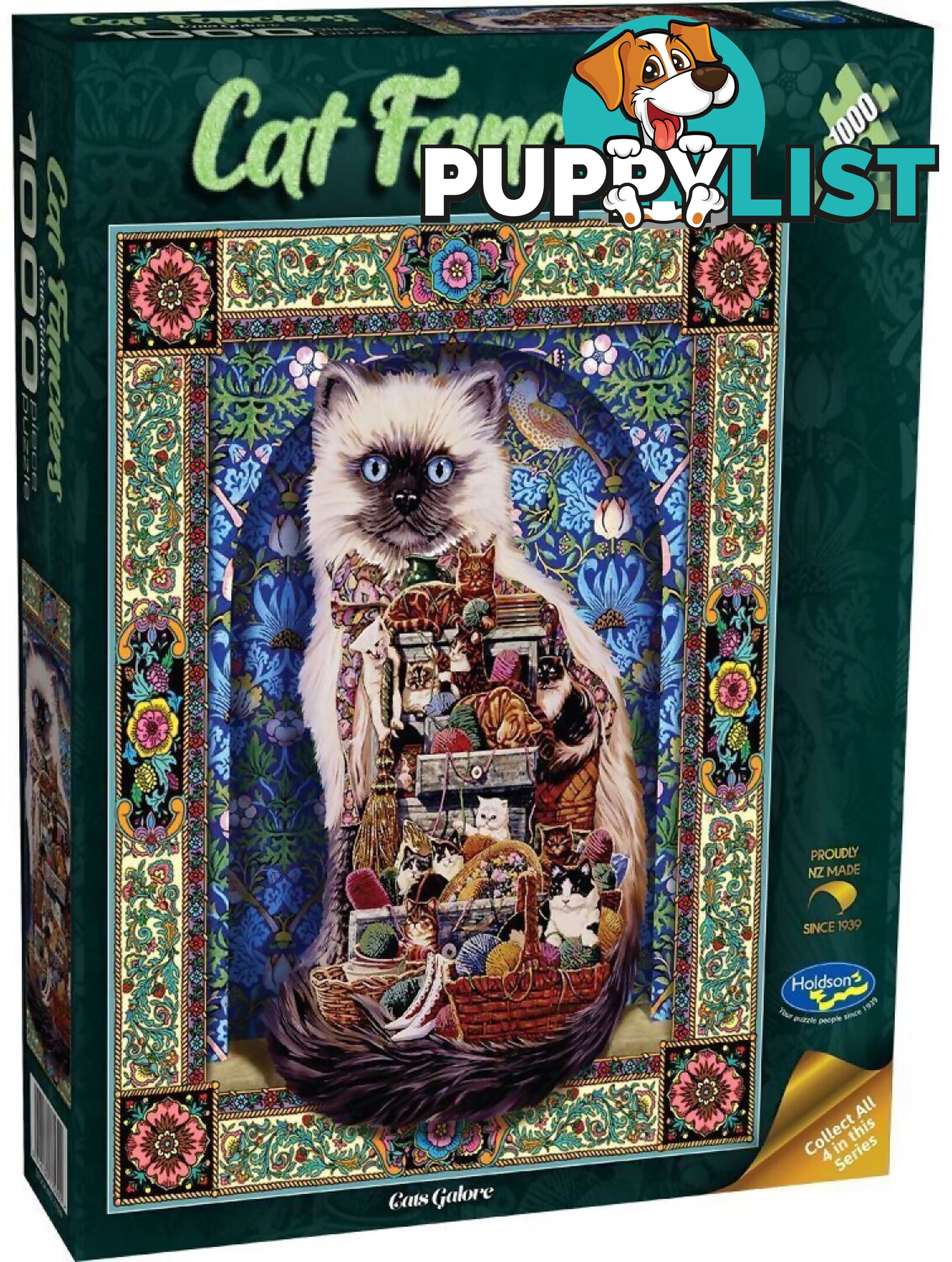 Holdson - Cat Fanciers - Cats Galore - Jigsaw Puzzle 1000 Pieces - Jdhol775392 - 9414131775392