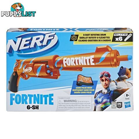 Nerf Fortnite Blaster 6-sh Hbf2678 - 195166127132