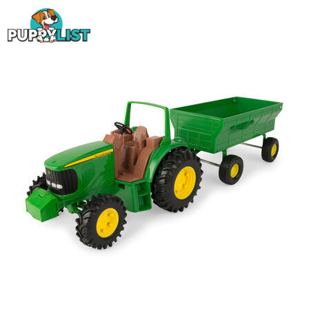 John Deere - Tomy 1:16 Tractor and Wagon - Lc37163 - 036881371632