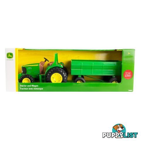 John Deere - Tomy 1:16 Tractor and Wagon - Lc37163 - 036881371632