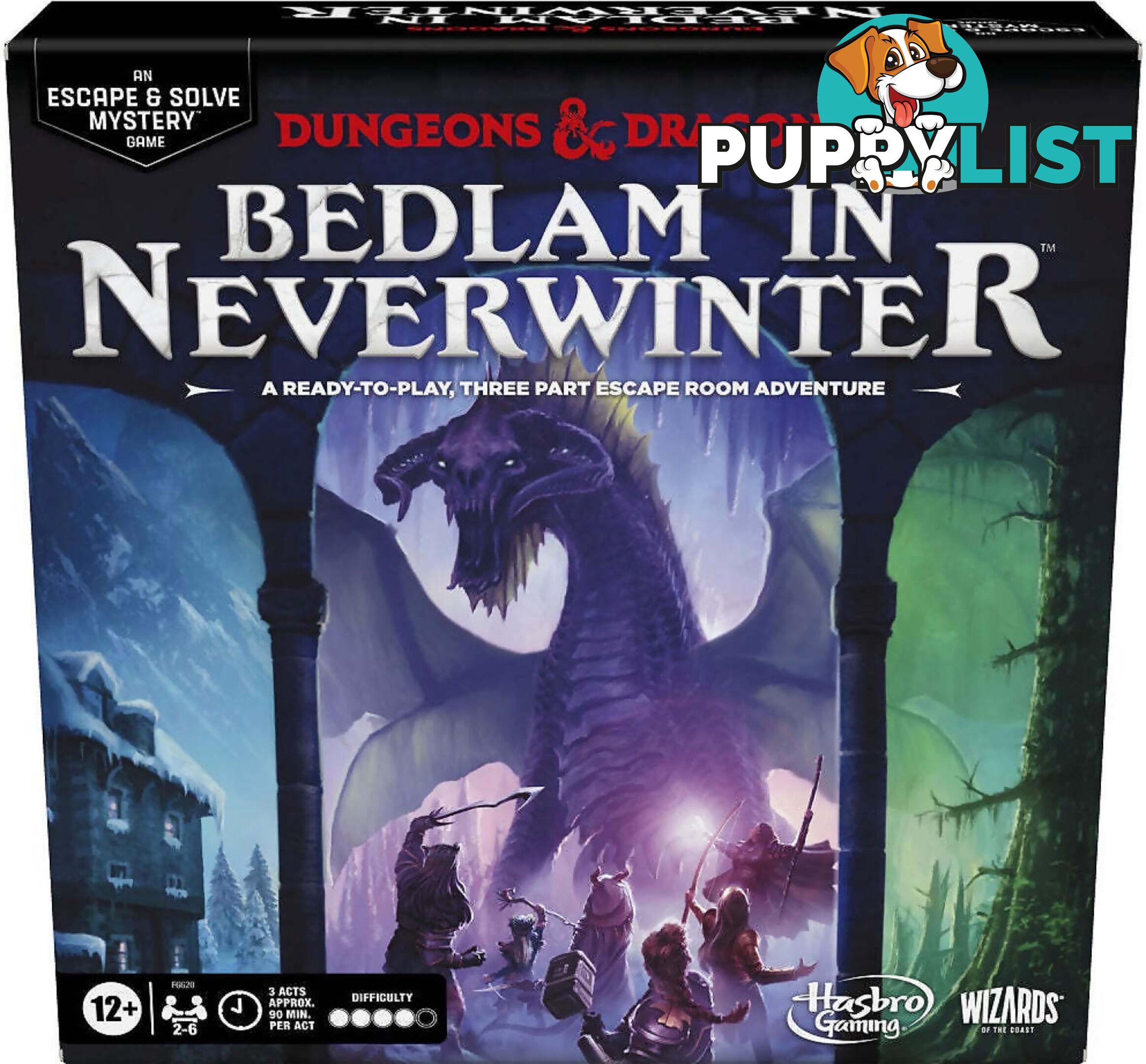 Dungeons And Dragons - Bedlam In Neverwinter An Escape & Solve Mystery Game - Hasbro - Hbf66200000 - 195166214771