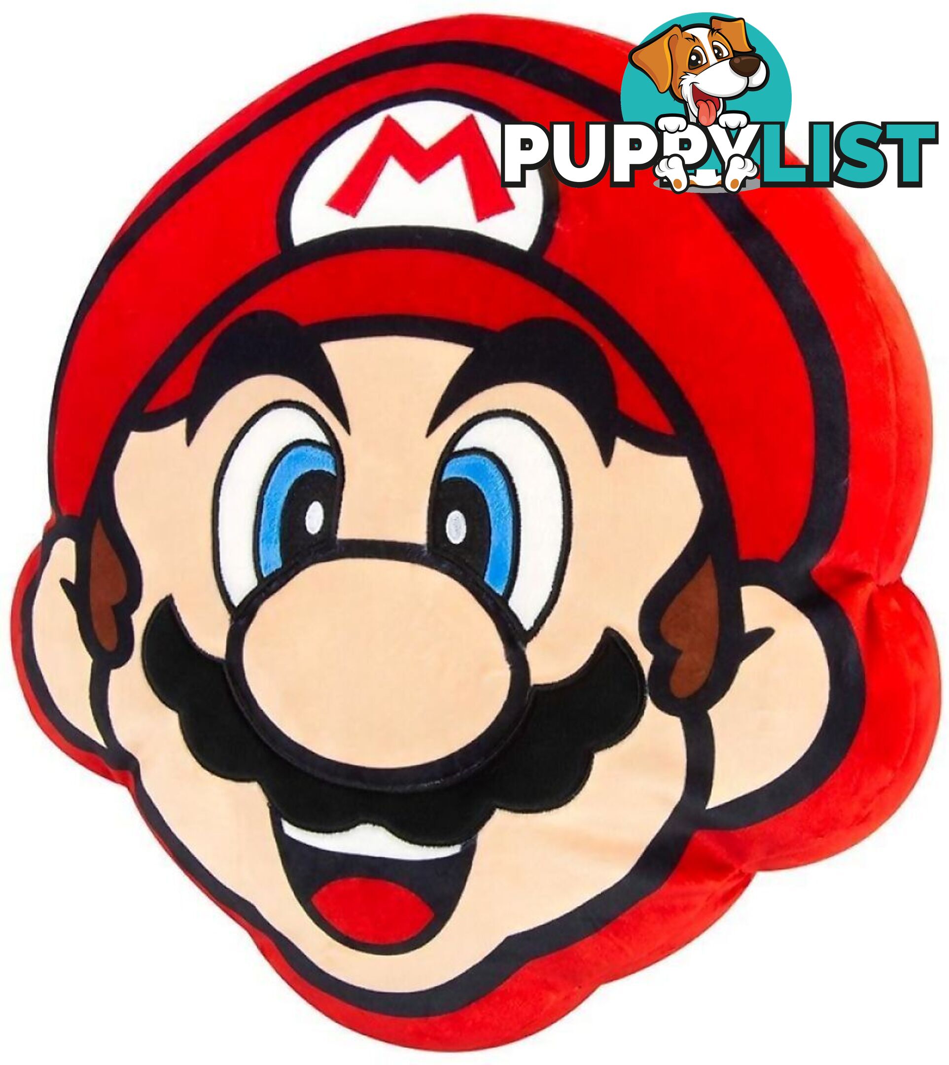 Nintendo - Club Mocchi- Mocchi Nintendo Super Mario Junior 15cm Mario Head Plush- Lct12805 - 053941128050