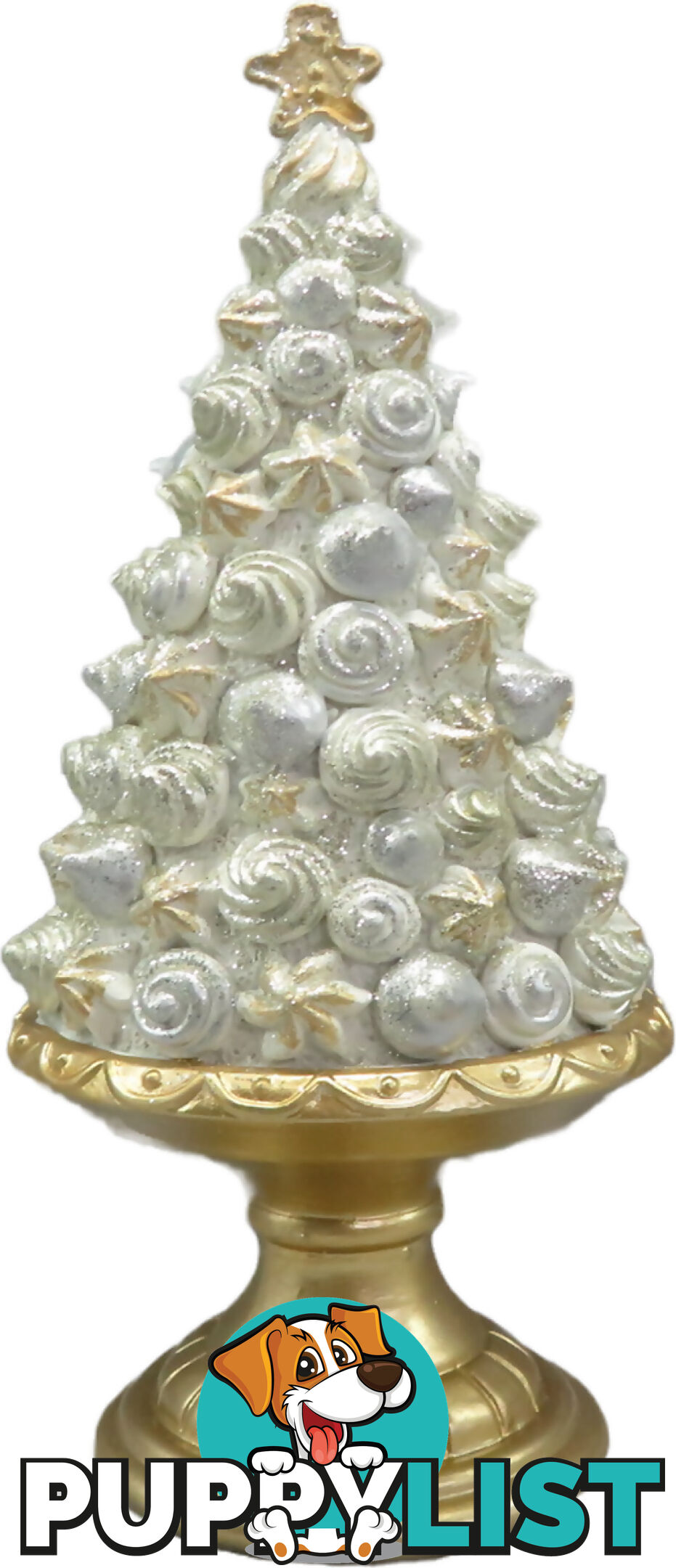 Cotton Candy - Xmas Gold Candy Christmas Tree Ornament - Ccxcd131 - 9353468020754