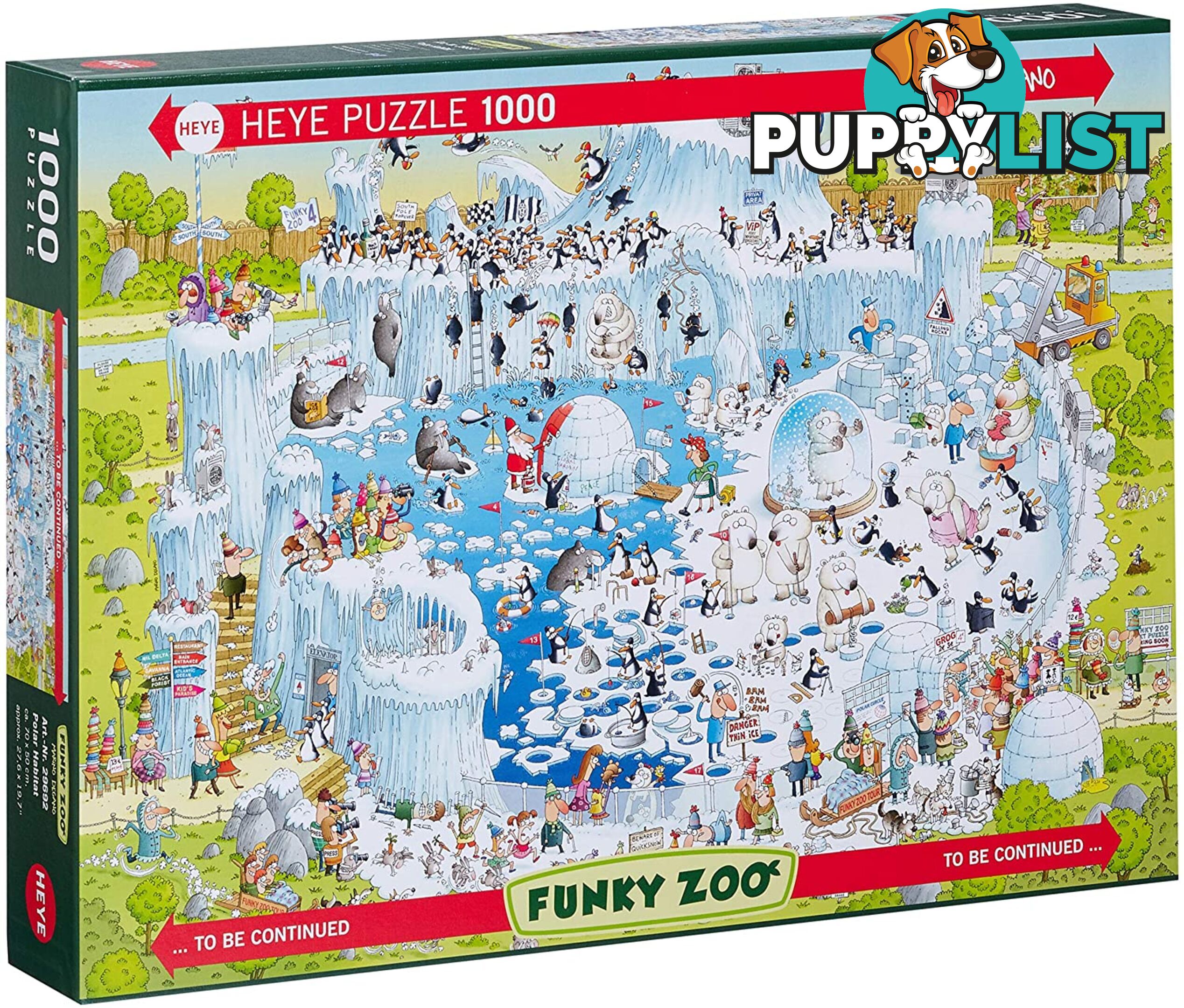 Heye - Polar Habitat Degano Puzzles (1000pce) Hy29692 - 4001689296926