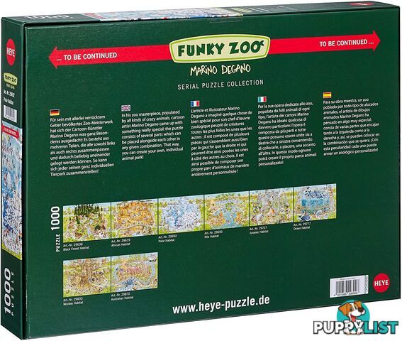 Heye - Polar Habitat Degano Puzzles (1000pce) Hy29692 - 4001689296926