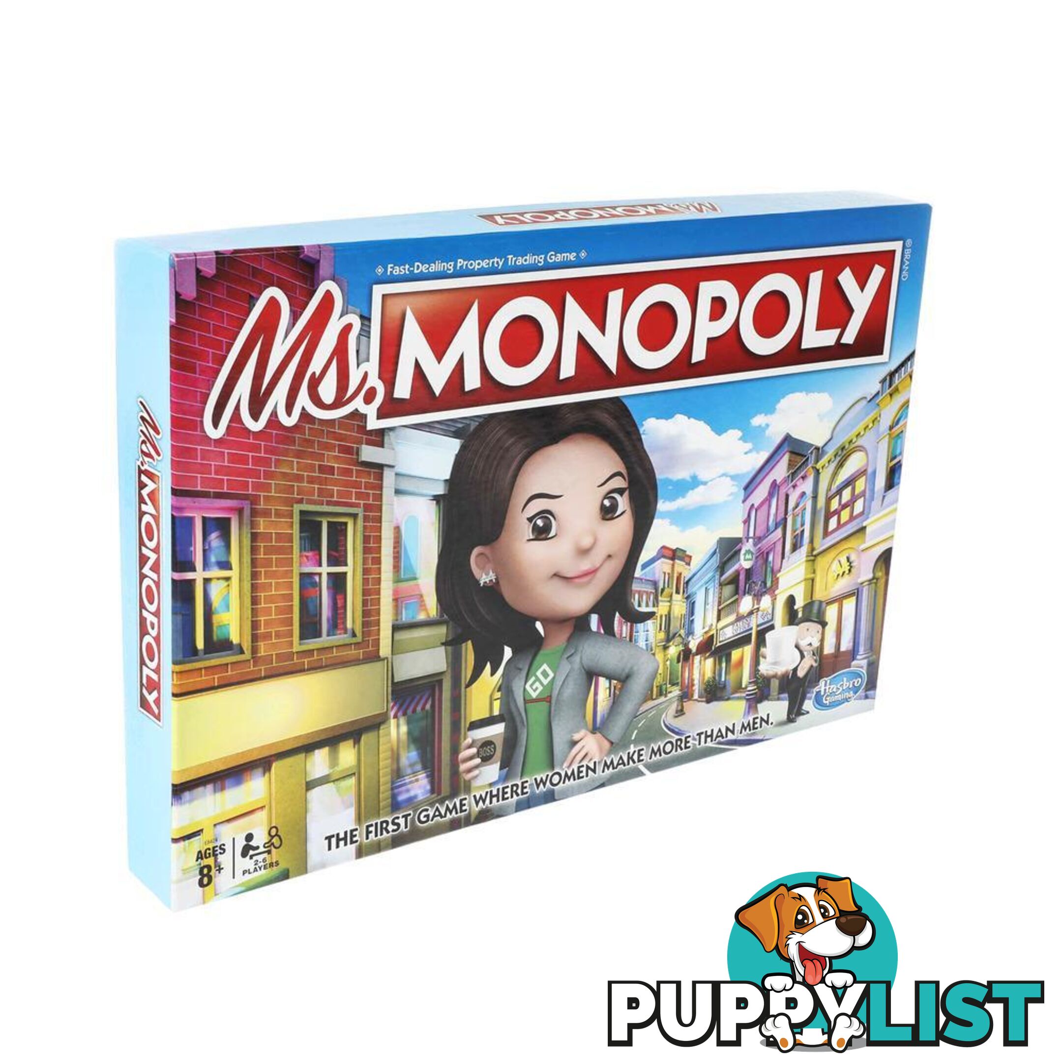 Ms. Monopoly Board Game First Game Where Women Make More Than Men Features Inventions By Women Game For Families And Kids Ages 8 And Up  Hasbro E8424 - 630509885299