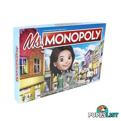 Ms. Monopoly Board Game First Game Where Women Make More Than Men Features Inventions By Women Game For Families And Kids Ages 8 And Up  Hasbro E8424 - 630509885299