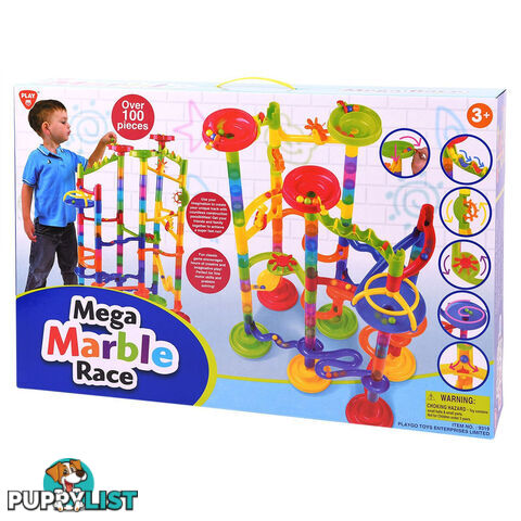 Mega Marble Race 100 Pieces Playgo Toys Ent. Ltd. Art28710 - 4892401093196