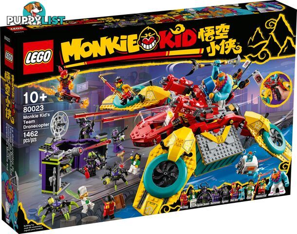 LEGO 80023 Monkie Kid's Team Dronecopter - Monkie Kid - 5702016911473