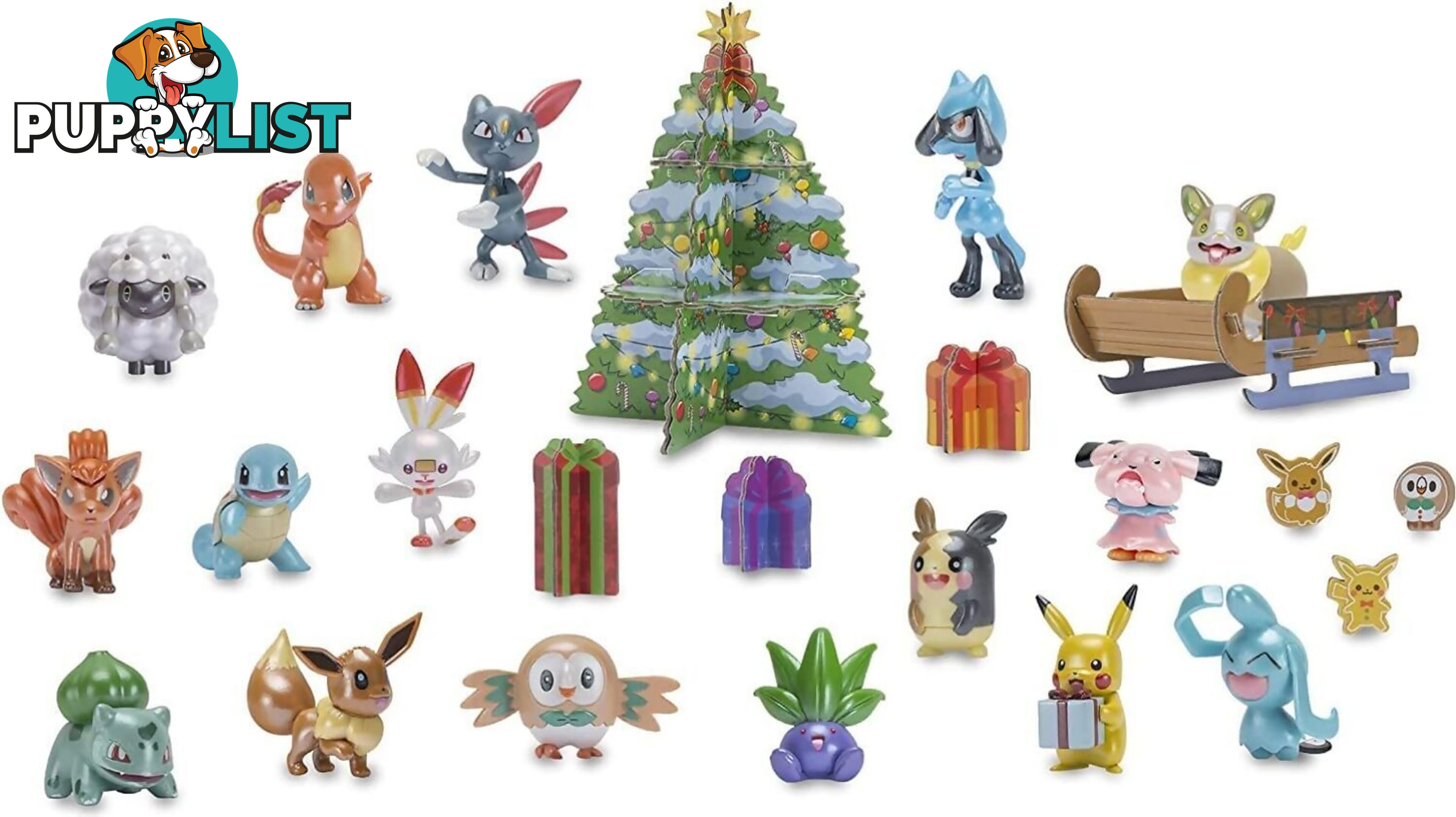 Pokemon - Xmas Advent Calendar 24 Figures - Bgpkw2351 - 191726399278