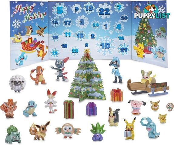 Pokemon - Xmas Advent Calendar 24 Figures - Bgpkw2351 - 191726399278