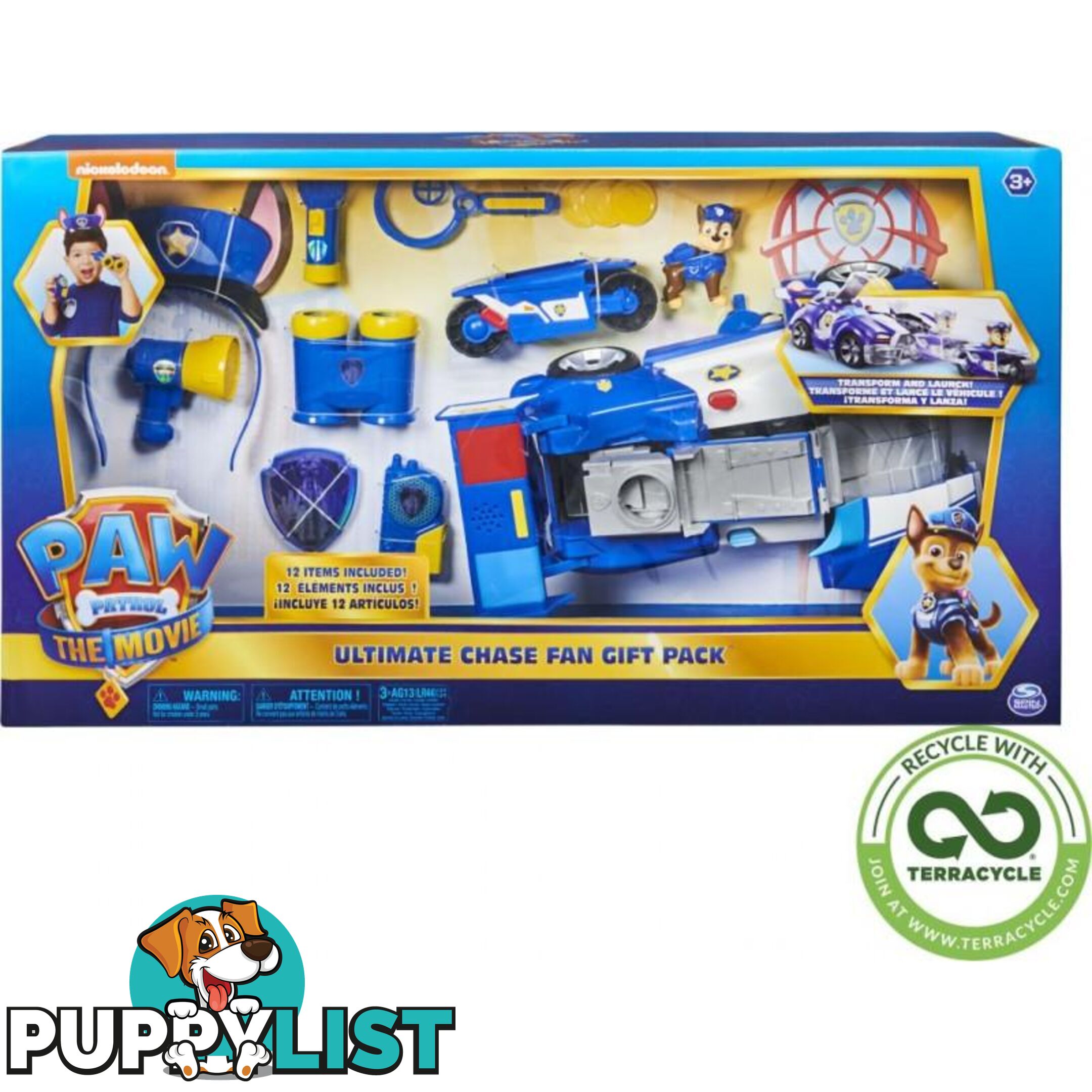 Paw Patrol - The Movie Ultimate Chase Fan Gift Pack Si6061666 - 778988396964