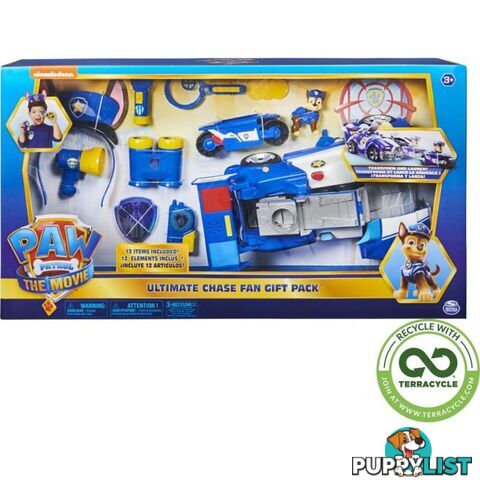 Paw Patrol - The Movie Ultimate Chase Fan Gift Pack Si6061666 - 778988396964