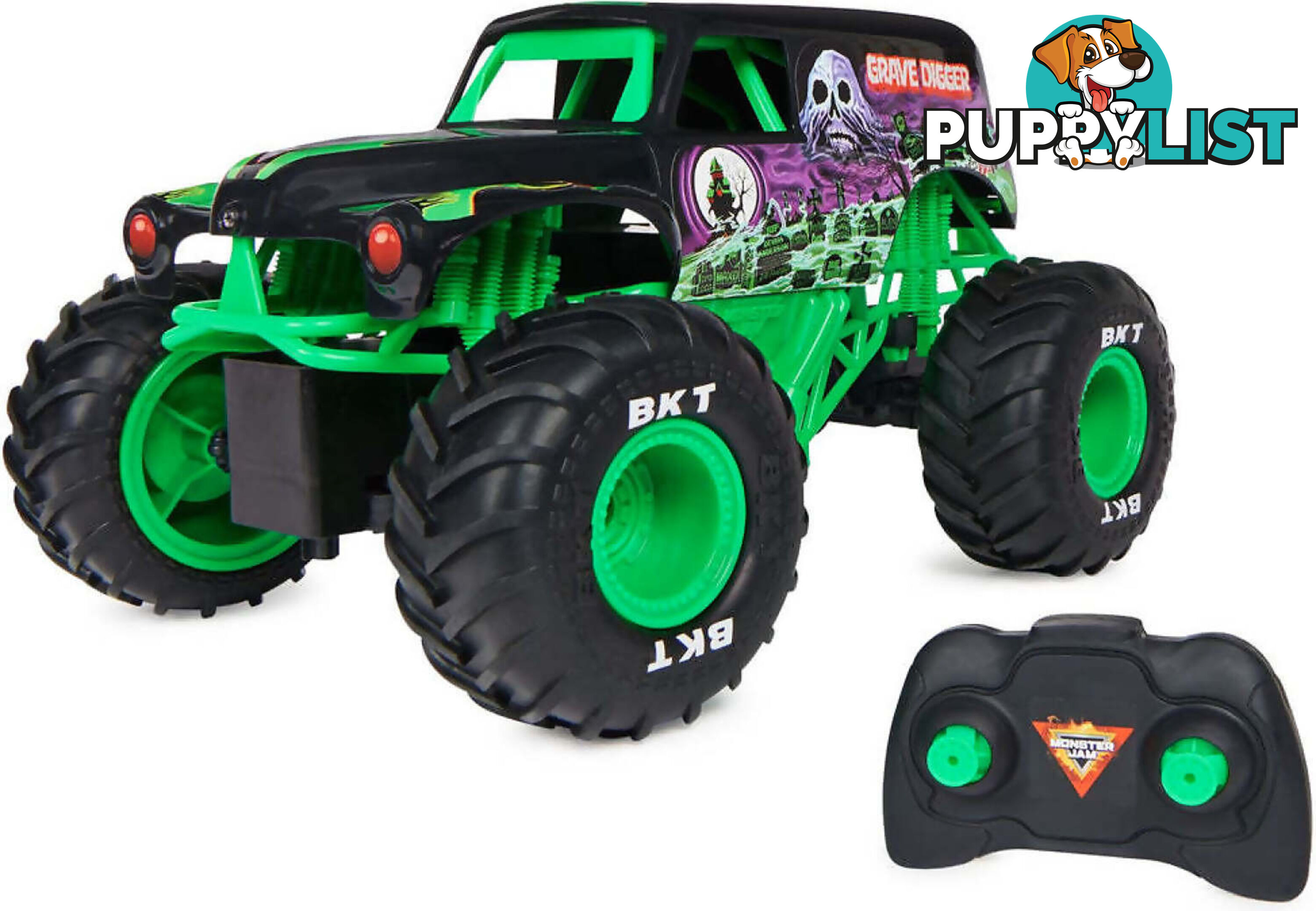 Monster Jam Rc 1:15 Scale Grave Digger Refresh - Si6068258 - 778988499597