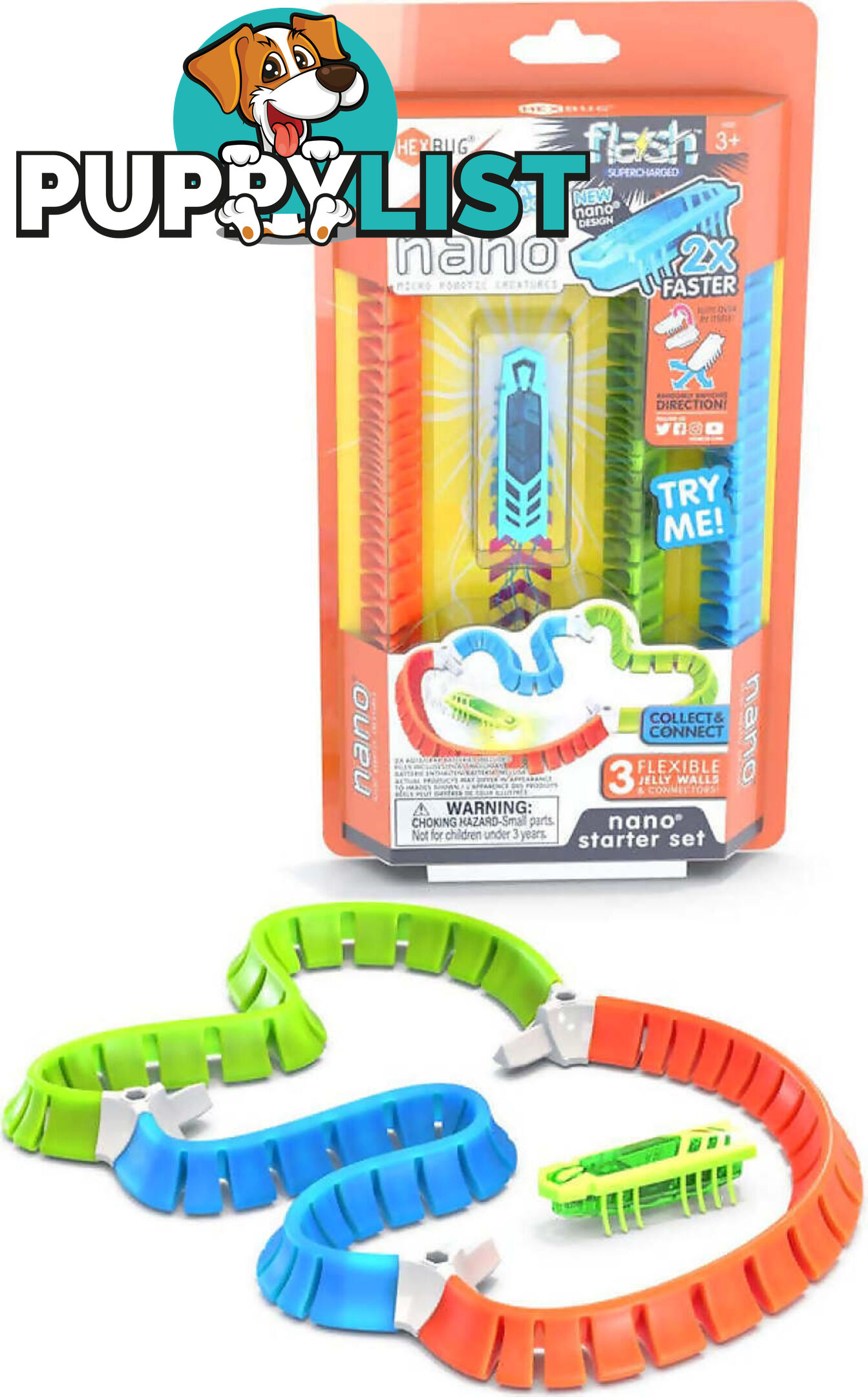 Hexbug - Nano Flash Starter Set - Si6068971 - 807648071245