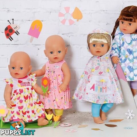 Baby Born - 4 Seasonal Outfit Set 43cm (dolls Not Included) - Bj829424 - 4001167829424