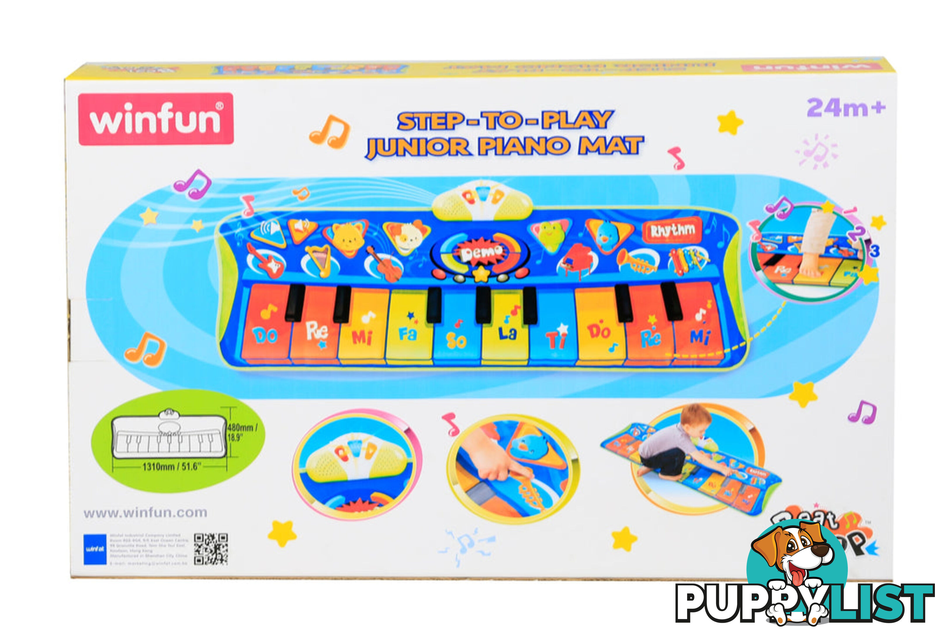 Winfun - Step-to-play Junior Piano Mat - Art64957 - 4895038525078