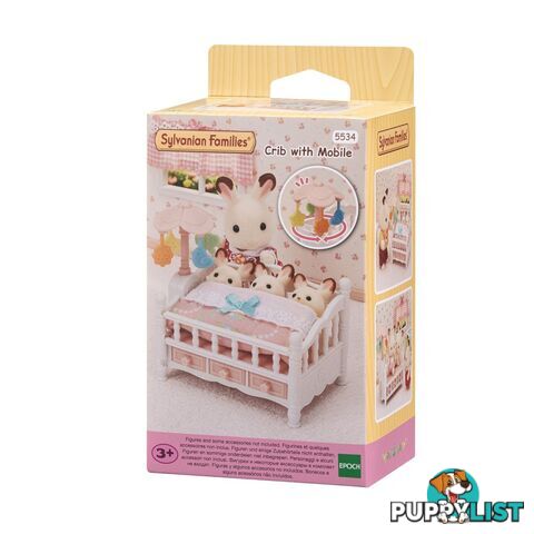 Sylvanian Families - Crib With Mobile Sf5534 - 5054131055342