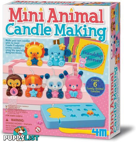 4m - Mini Animal Candle Making Kit Jpc4681 - 4893156046819