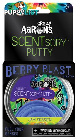 Crazy Aaron's Scentsory Putty Jam Session Berry Blast 2.5inch - Bgscnjs055 - 787790221401