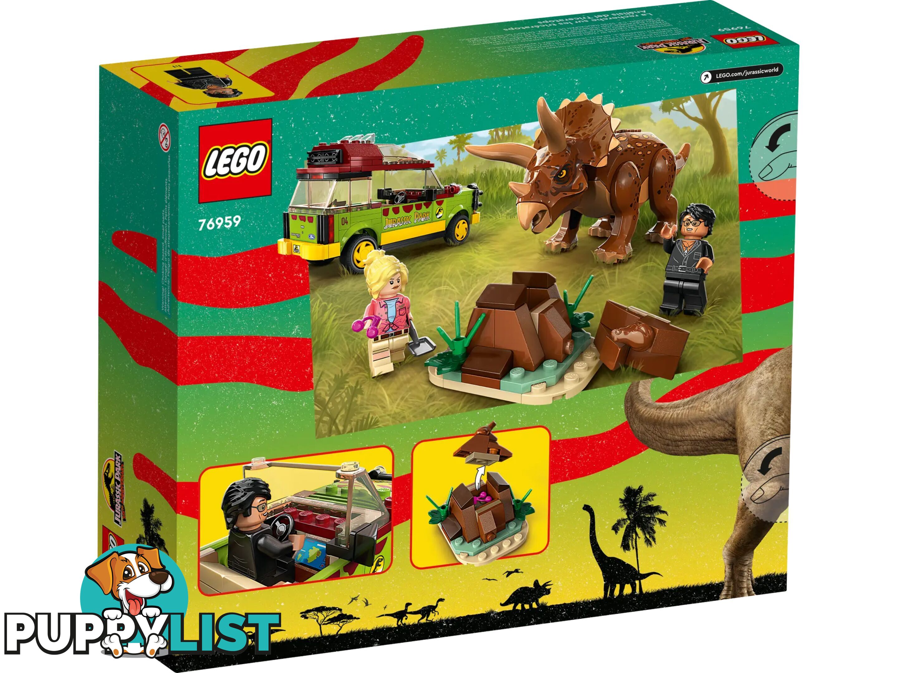 LEGO 76959 Triceratops Research - Jurassic World - 5702017421940