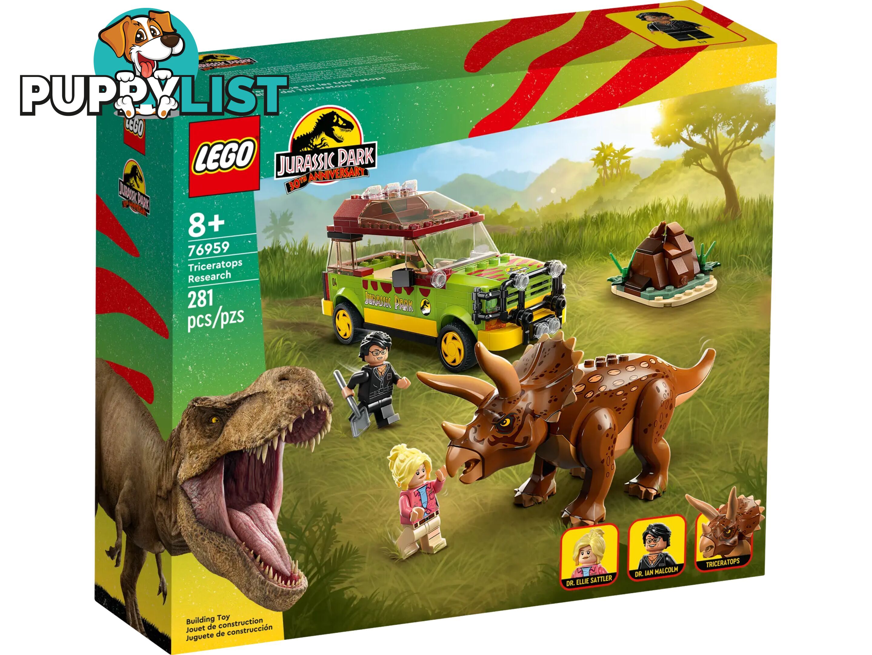 LEGO 76959 Triceratops Research - Jurassic World - 5702017421940