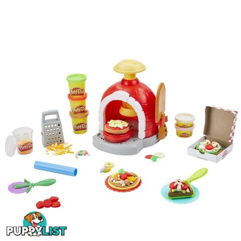 Play-doh - Kitchen Creations Pizza Oven Playset With 6 Cans Of Modeling Compound And 8 Accessories  Hasbro F4373 - 5010993954391