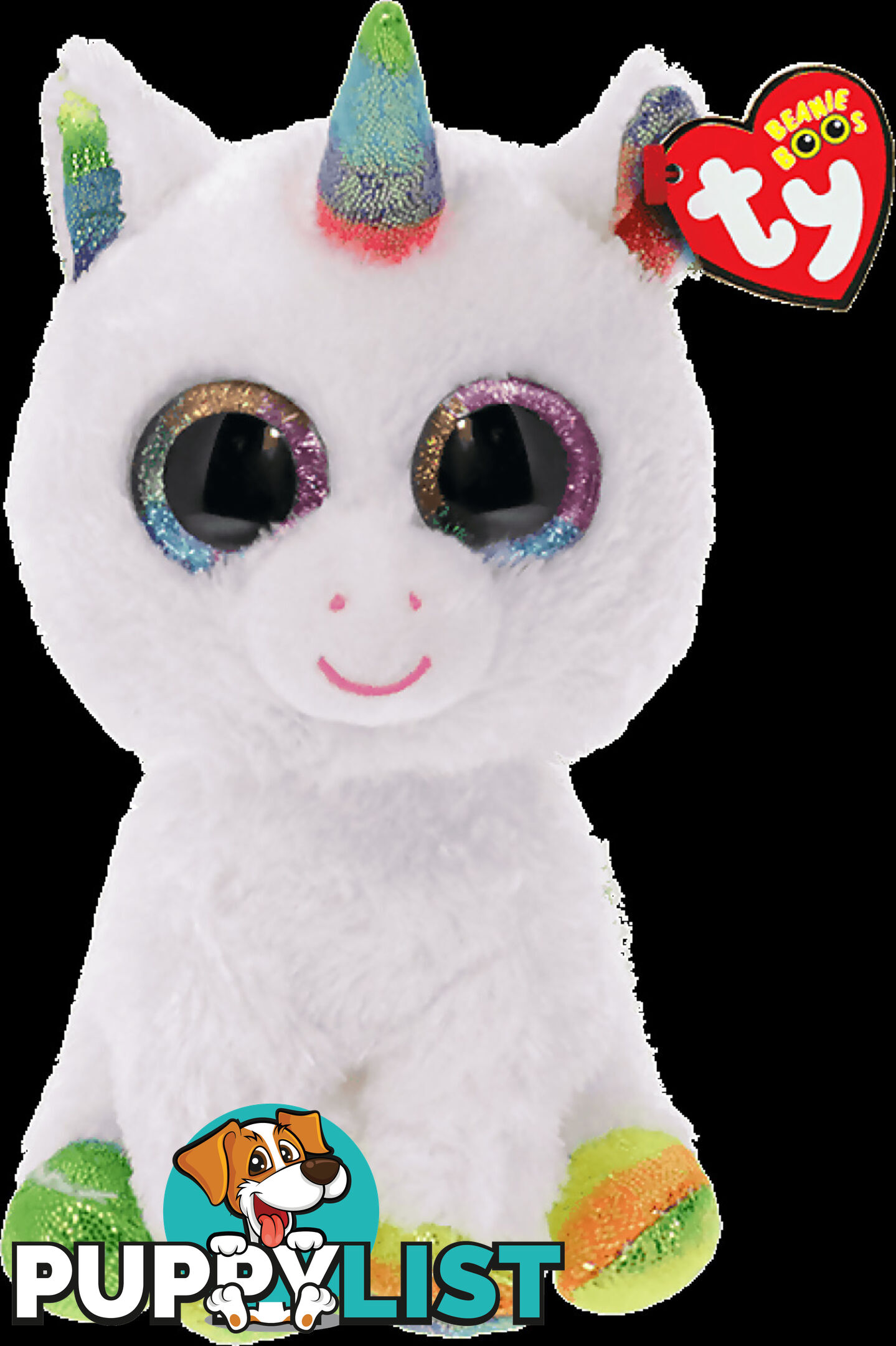 Ty - Beanie Boos - Pixy The White Unicorn Small 15cm - Bg36852 - 008421368525