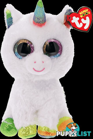 Ty - Beanie Boos - Pixy The White Unicorn Small 15cm - Bg36852 - 008421368525