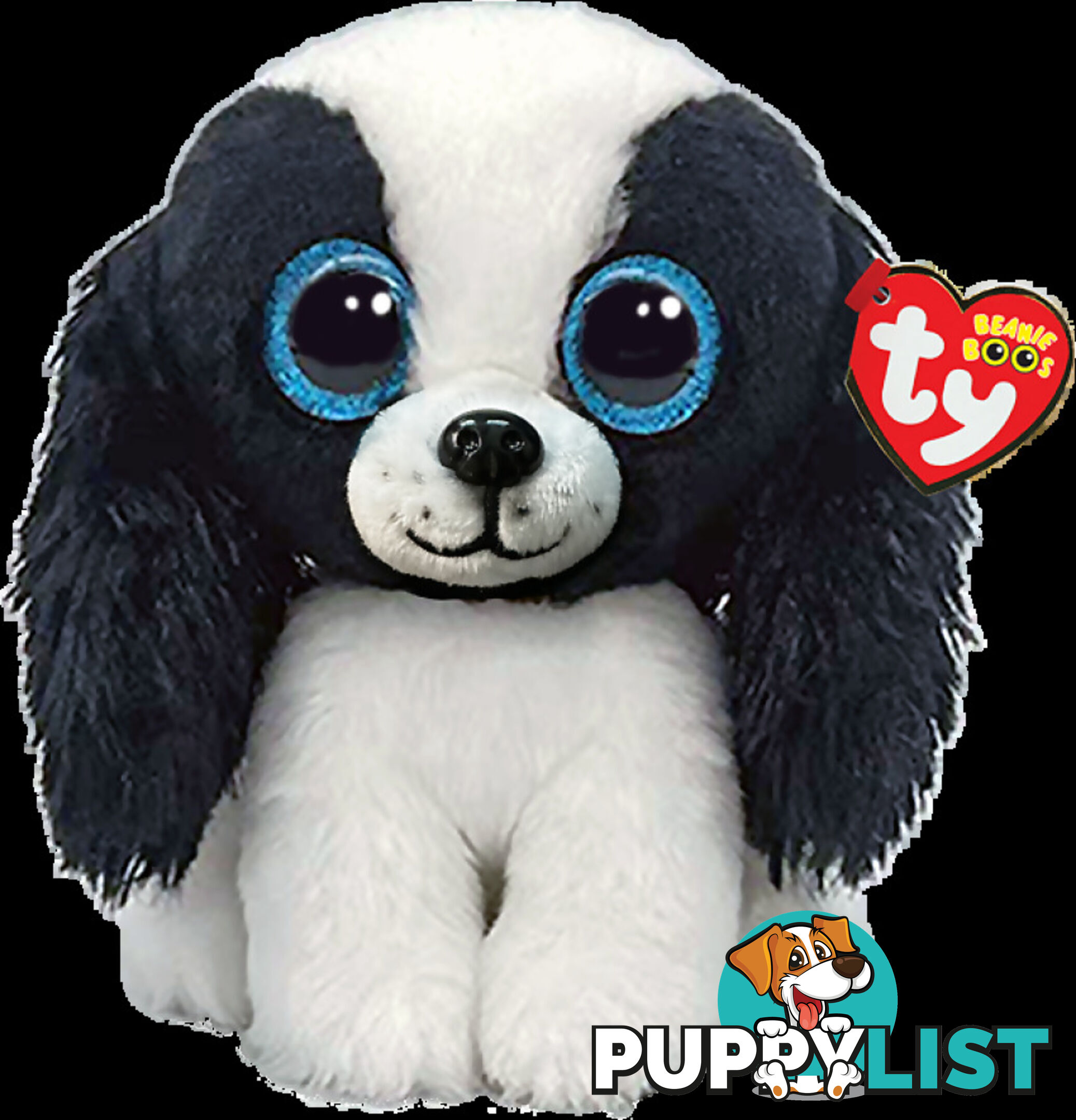 Ty - Beanie Boos - Sissy Black And White Dog Small 15cm - Bg36570 - 008421365708