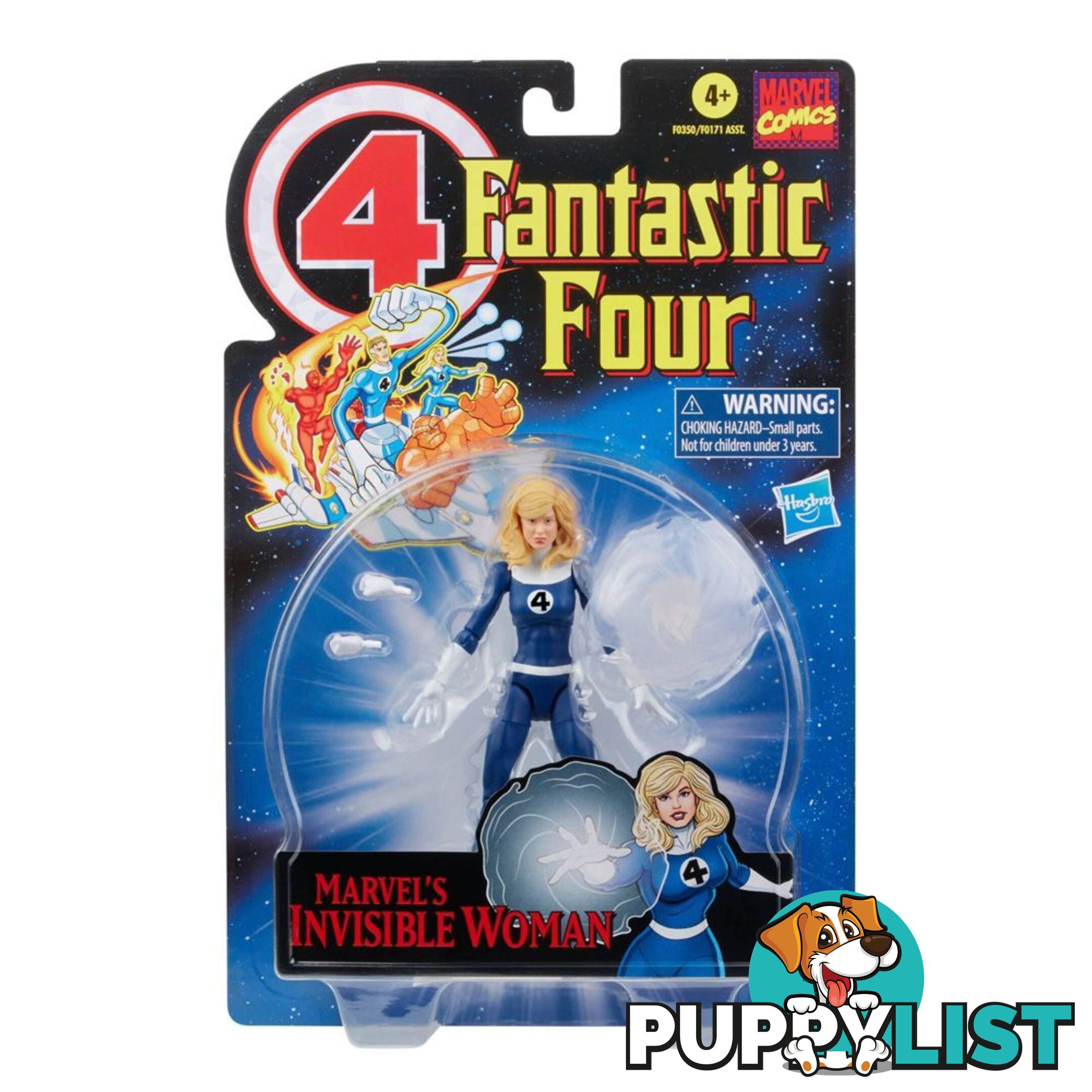 Marvel Legends Series Retro 6inch Fantastic Four Invisible Woman Figure Hasbro - Hbf01715loo - 5010993842551