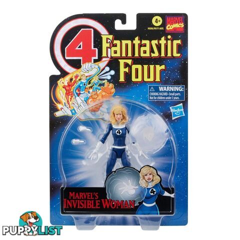 Marvel Legends Series Retro 6inch Fantastic Four Invisible Woman Figure Hasbro - Hbf01715loo - 5010993842551