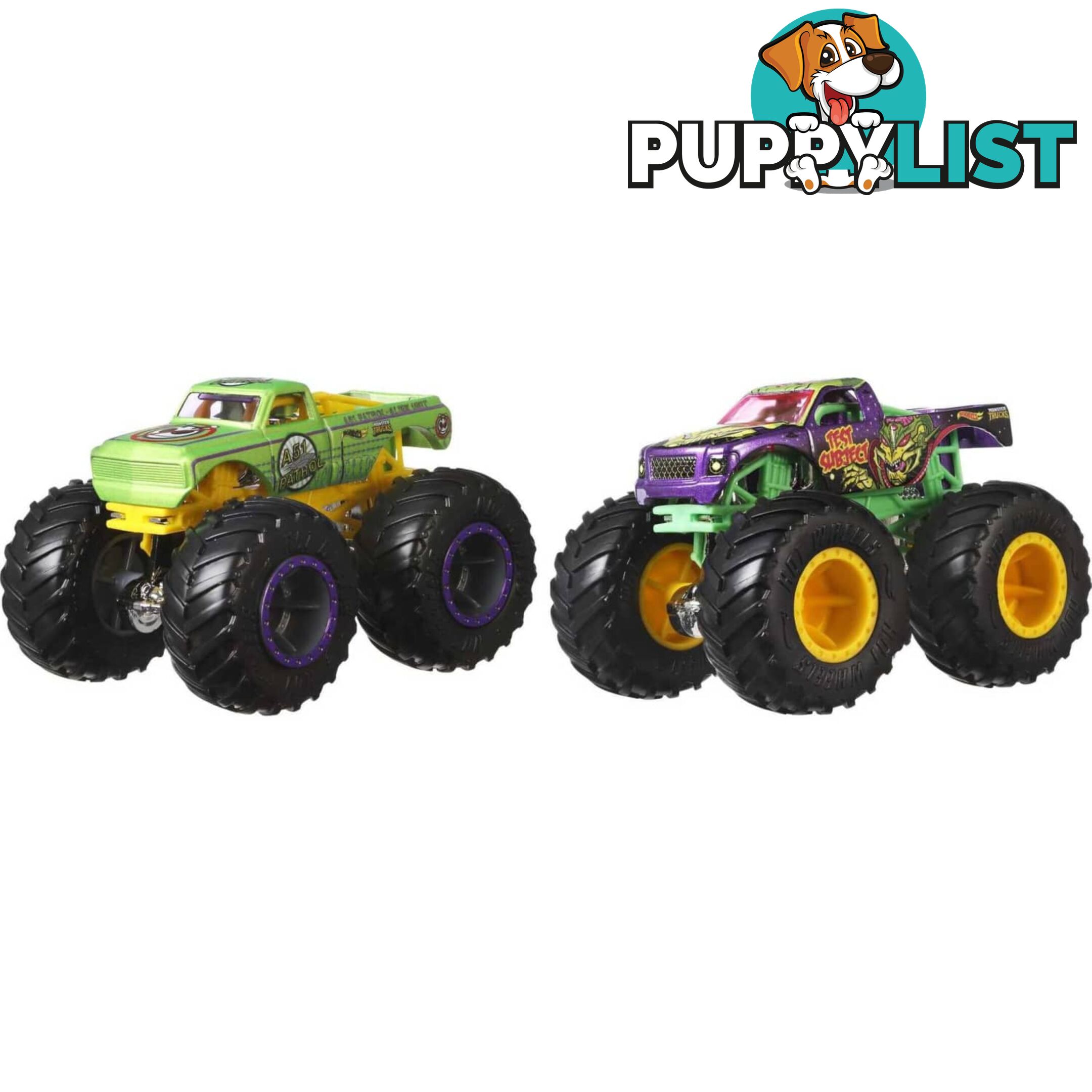 Hot Wheels® - Monster Trucks 1:64 Scale 2-packs - Mafyj64 - 887961705430