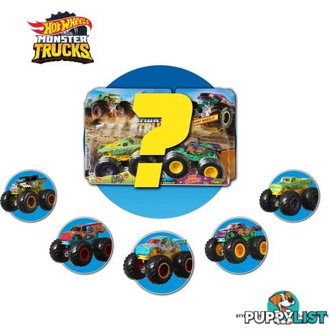 Hot Wheels® - Monster Trucks 1:64 Scale 2-packs - Mafyj64 - 887961705430