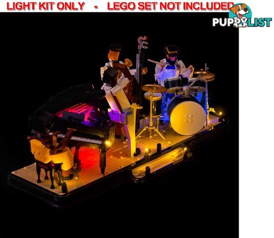 LIGHT KIT for LEGO Jazz Quartet 21334  - LIGHT MY BRICKS - 754523893334