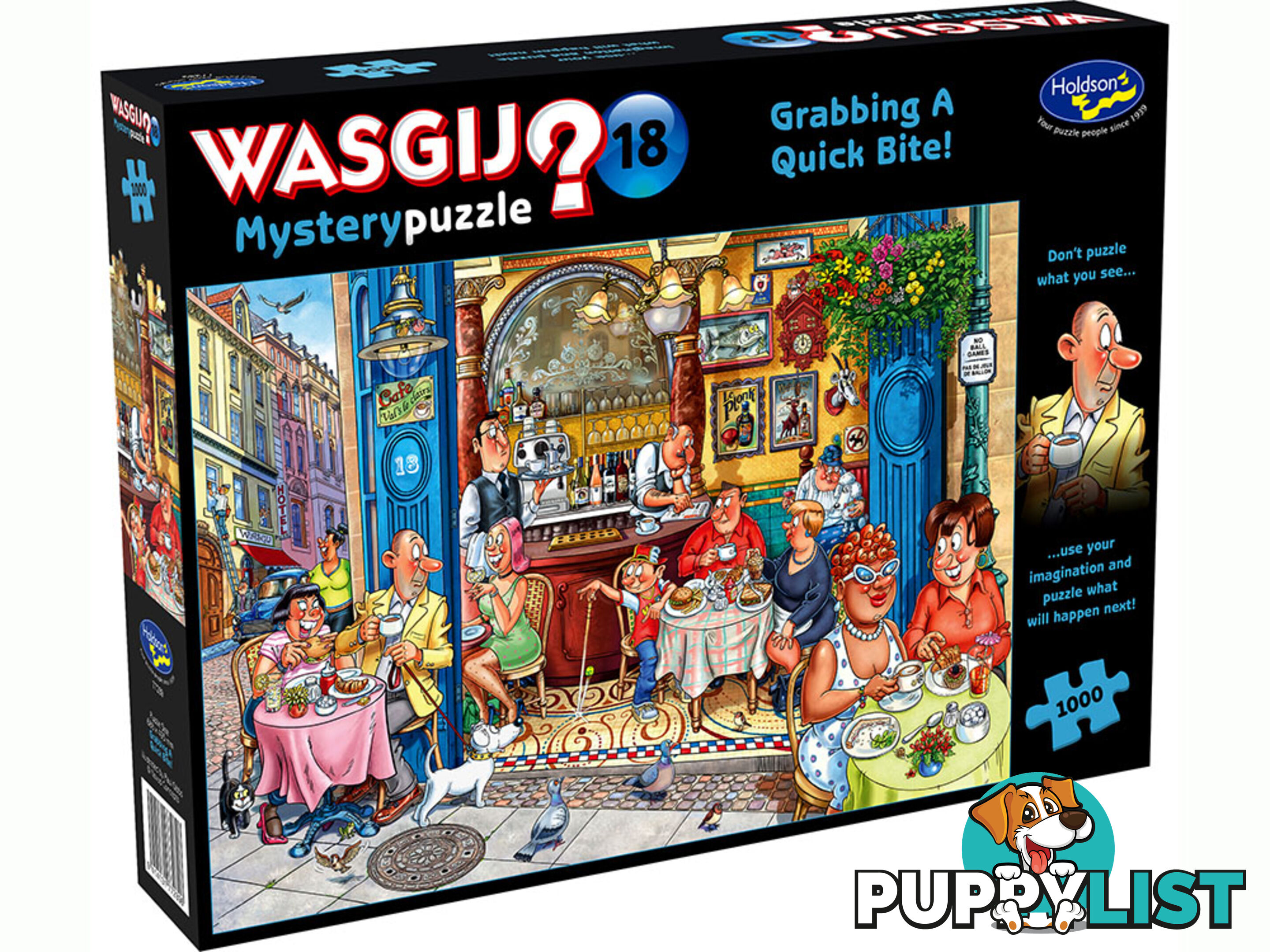 Wasgij - Mystery 18 Grabbing A Quick Bite 1000 Piece Jigsaw Puzzle Hol772896 - 9414131772896