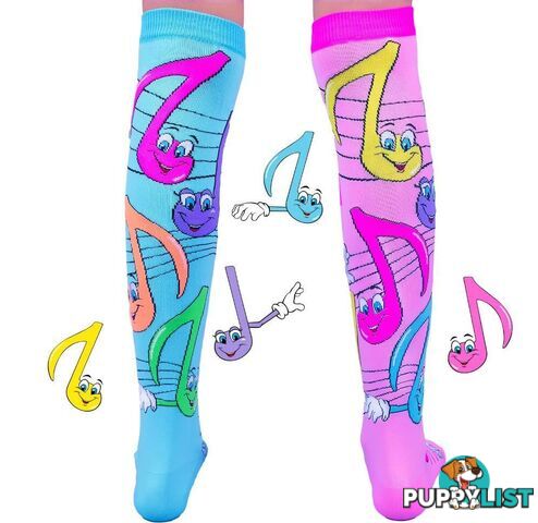 Madmia - Music Notes Socks Toddler Age 3-5y - Mumm190t - 9355645002195